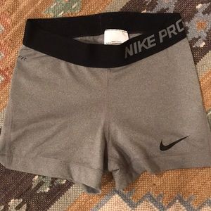 Nike pro compression shorts